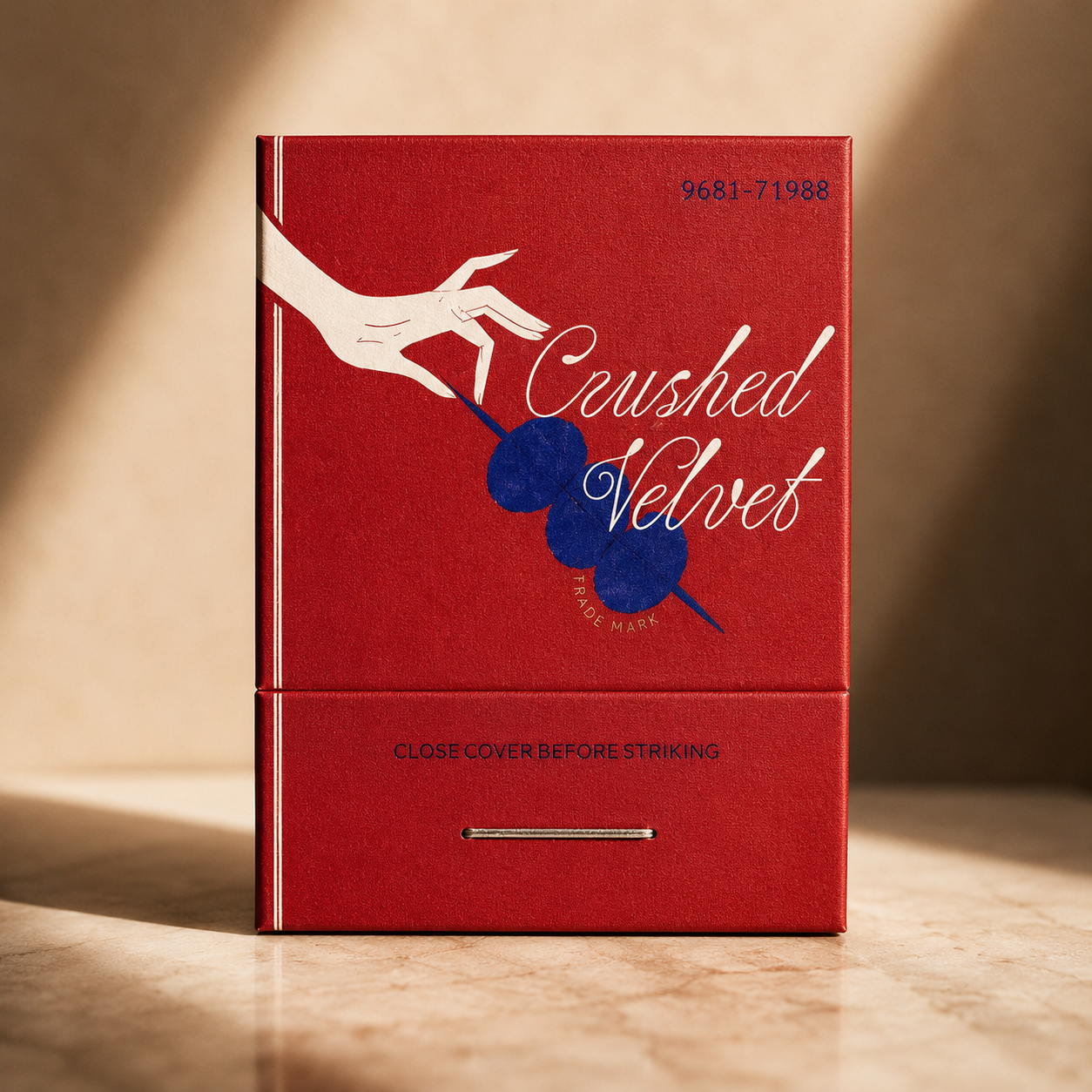 Crushed Velvet Matchbooks